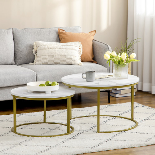 Coffee table marble set - coffee, 2