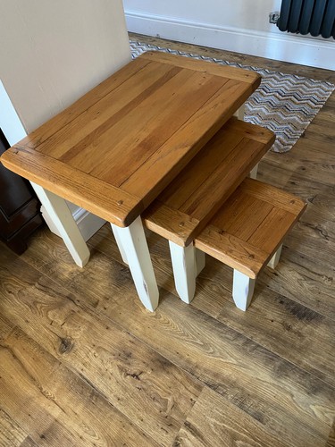 Nested coffee tables set - nested, of