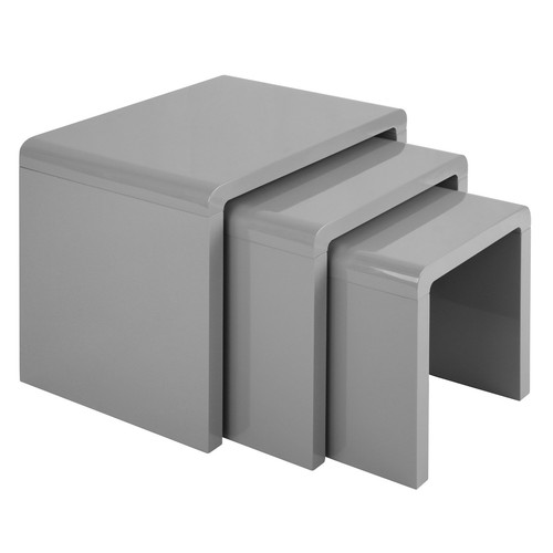 Nest tables set 3 - tables, grey