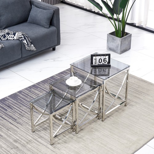 Nest coffee tables set - coffee,