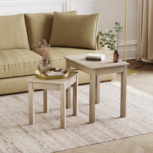 Nest tables solid pine - pine, wood