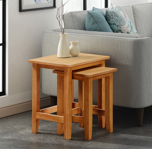 Nest tables small oak - of, tables,