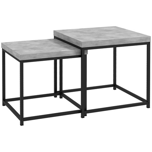 Homcom nest coffee tables - of, 2