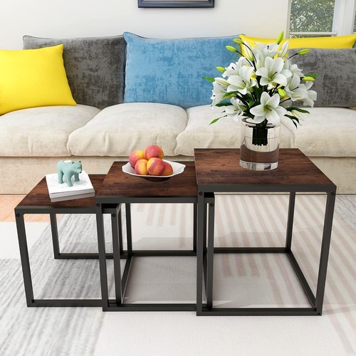Nesting coffee table set - table,
