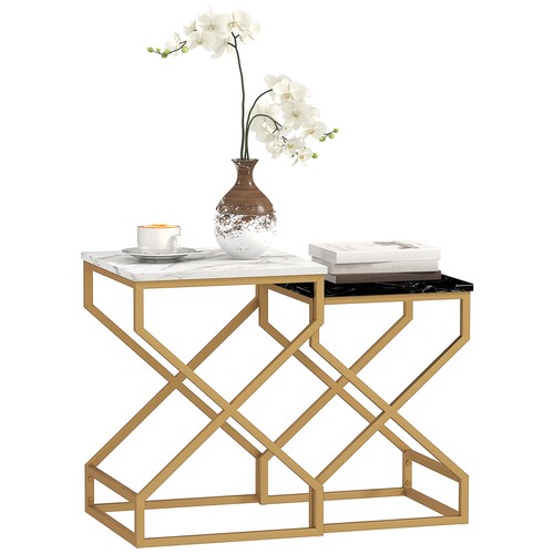 Homcom nest tables - homcom, coffee