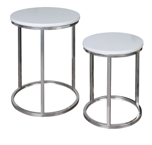 Nest tables high gloss set - high,
