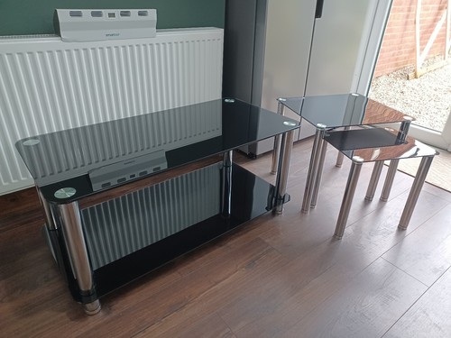 One coffee table and two - two, nest