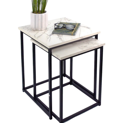 Set coffee table marble - set,