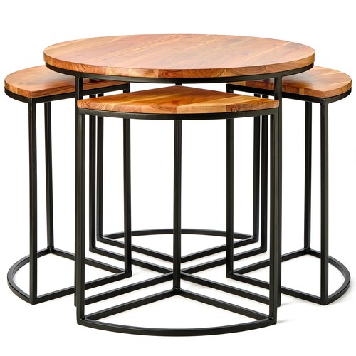 Kusso round nest tables - 5,