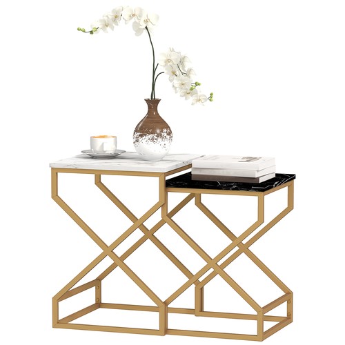 Homcom nest tables - homcom, coffee