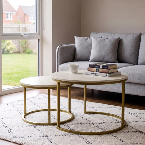 Round nest coffee tables - of,