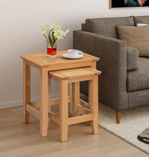 Nest tables small oak - of, tables,