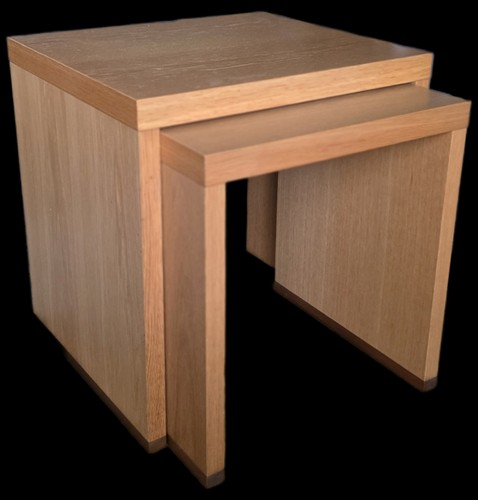 Nest tables solid oak wood - of,