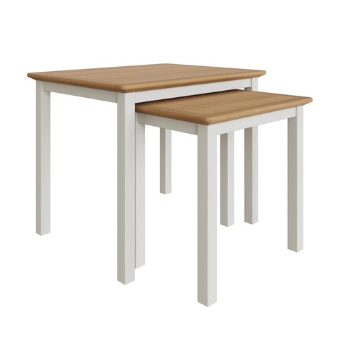 Assembled nest tables - 2, oak