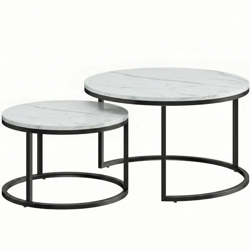 Homcom set round nesting - of,