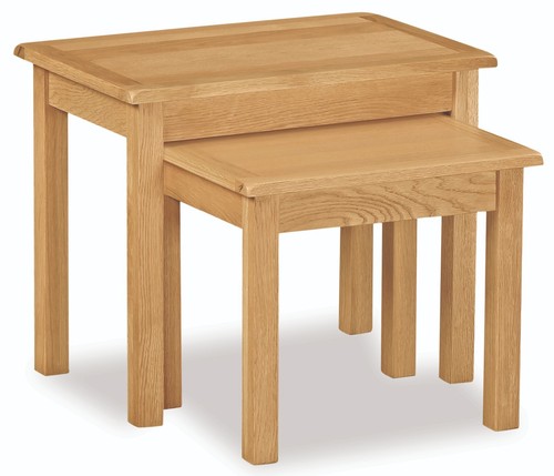 Lanner oak nest tables - oak, set
