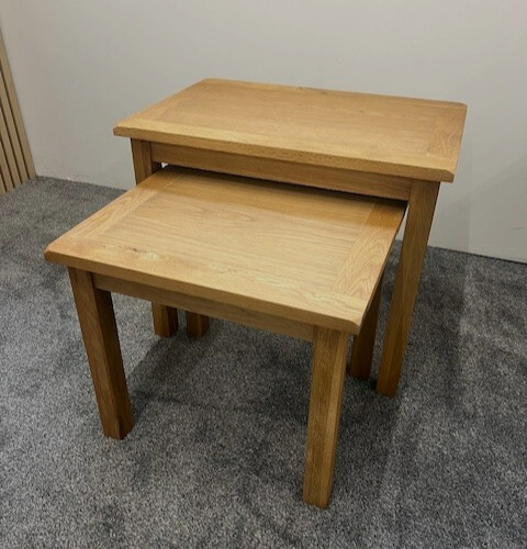 Oak nest tables set - of, of