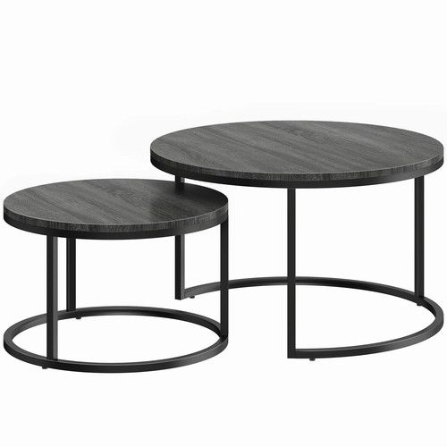 Homcom set round nesting - homcom,