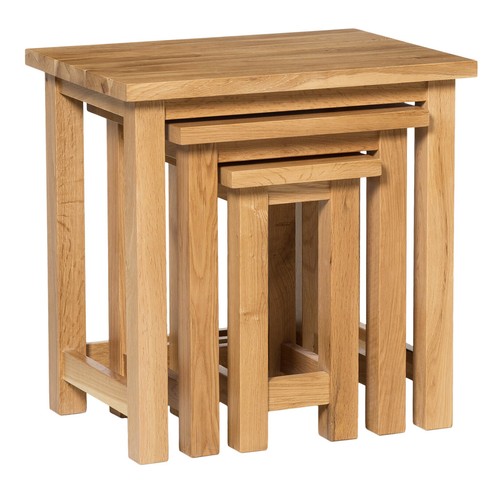 Nest tables solid oak - 3,